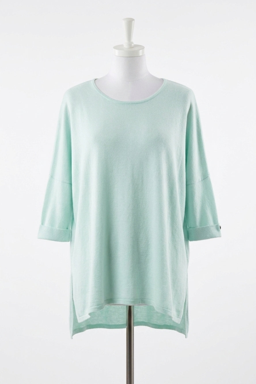 NEW ANGEL high-low top in menthol